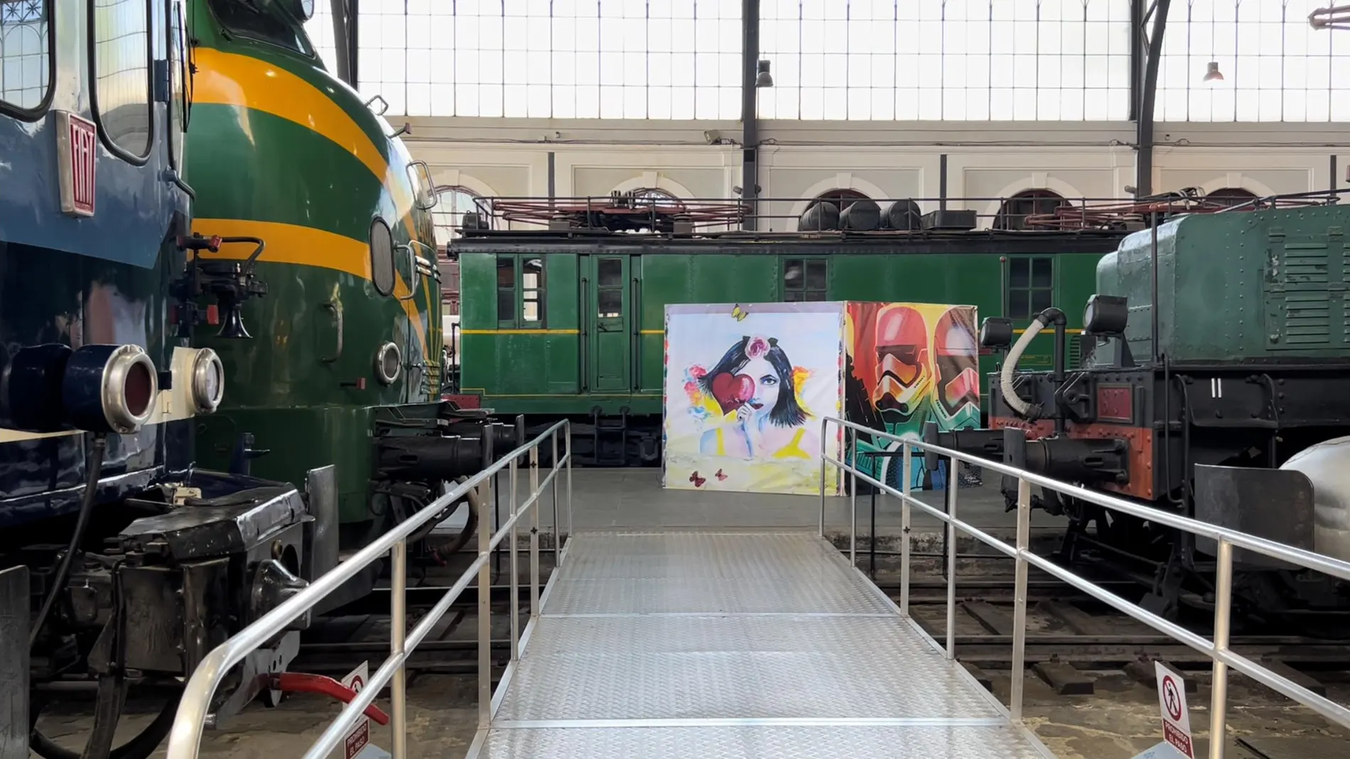 Feria Delicias con Arte en el Museo del Ferrocarril
