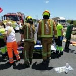 Nueve heridos en el accidente entre tres vehículos en Orihuela