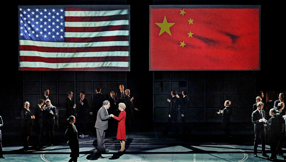 Una escena de &quot;Nixon en China&quot;, de John Adams