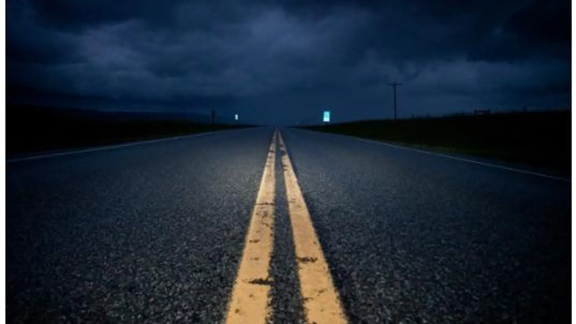 Foto de una carretera nocturna con la que los proetarras ilustran sus exigencias