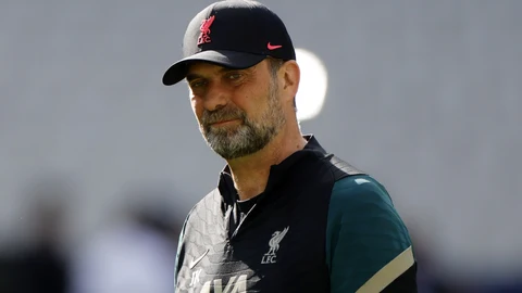 Klopp, en el entrenamiento en París