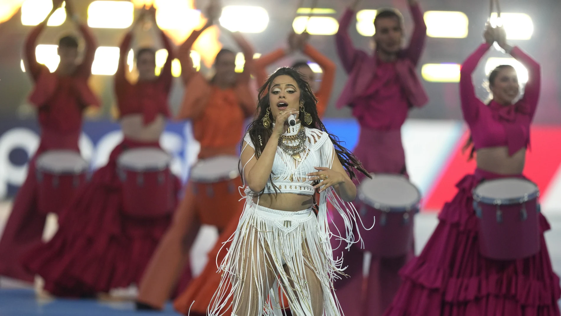 Camila Cabello durante la actuación