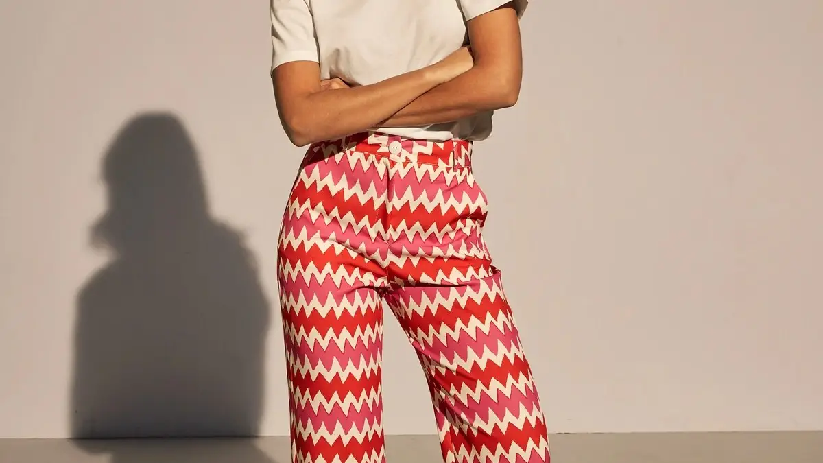 Pantalón estampado.