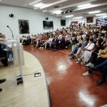 El presidente de la Generalitat y secretario general del PSPV-PSOE, Ximo Puig, durante su intervención ante el Comité Nacional del partido