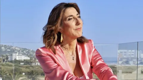 Paz Padilla con el rosa, el color del verano.