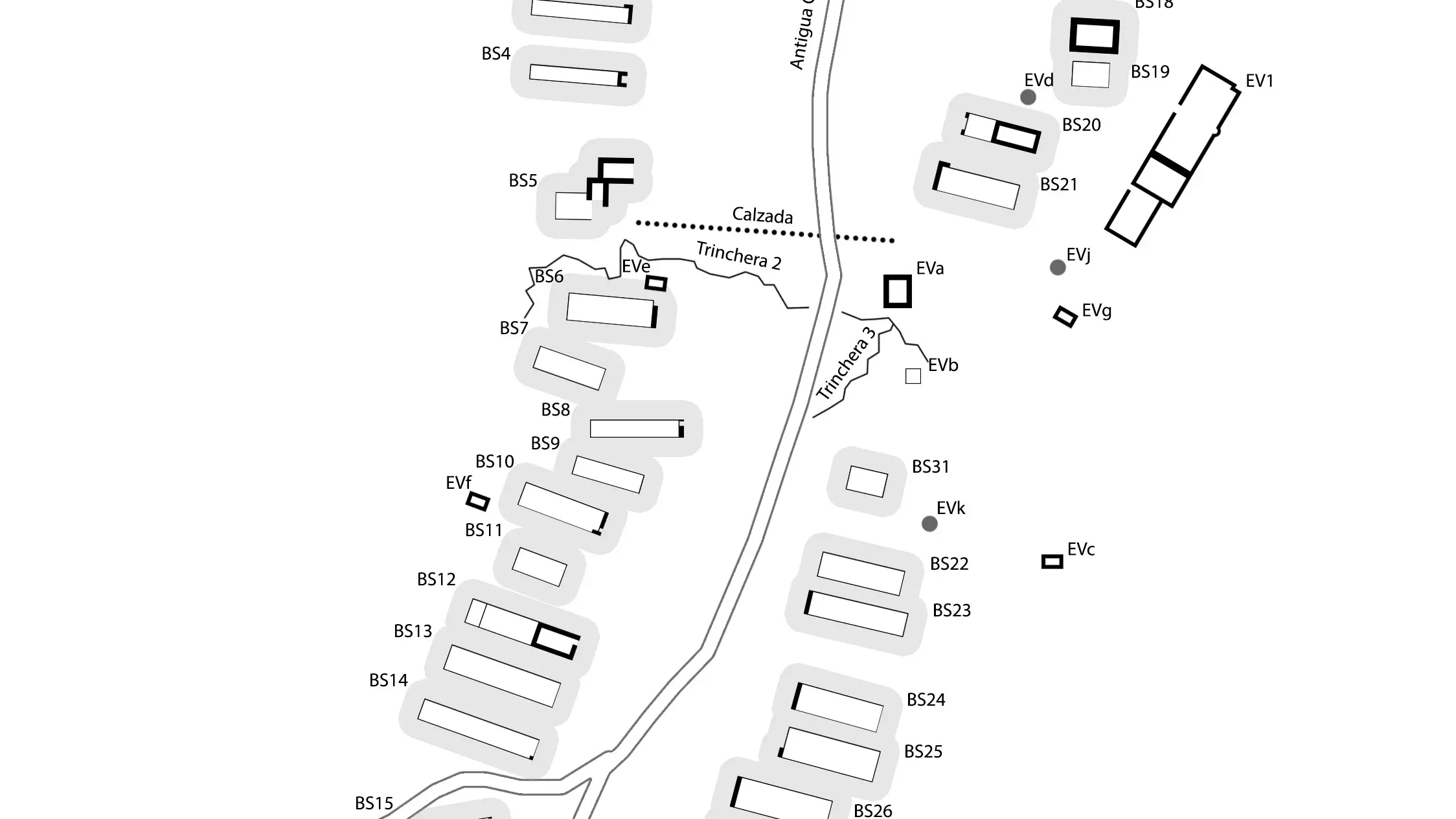 Un mapa realizado por los investigadores