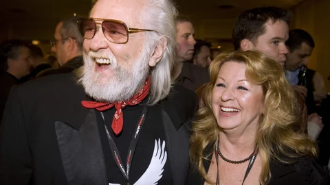 Ronnie Hawkins junto a su mujer, Wanda Hawkins