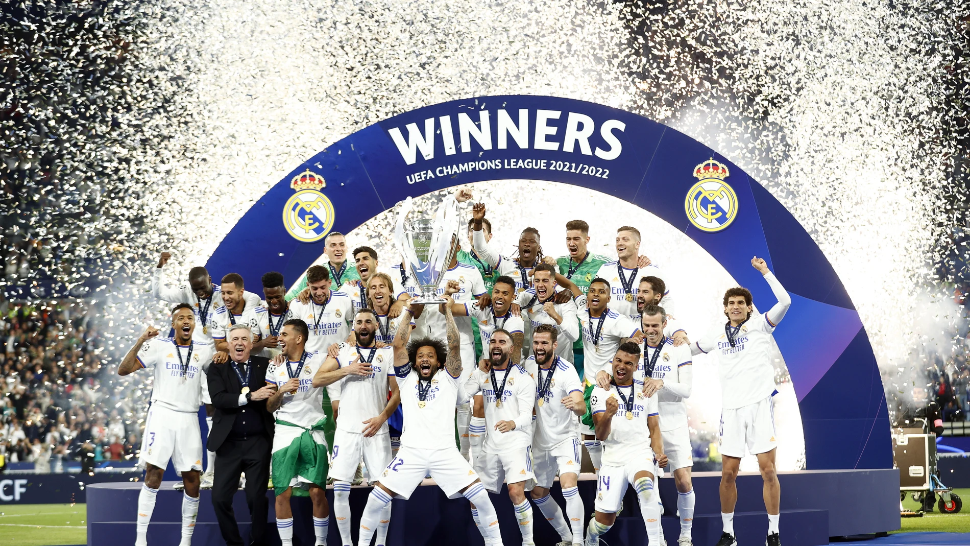 El Real Madrid defenderá el título de campeón de Champions.