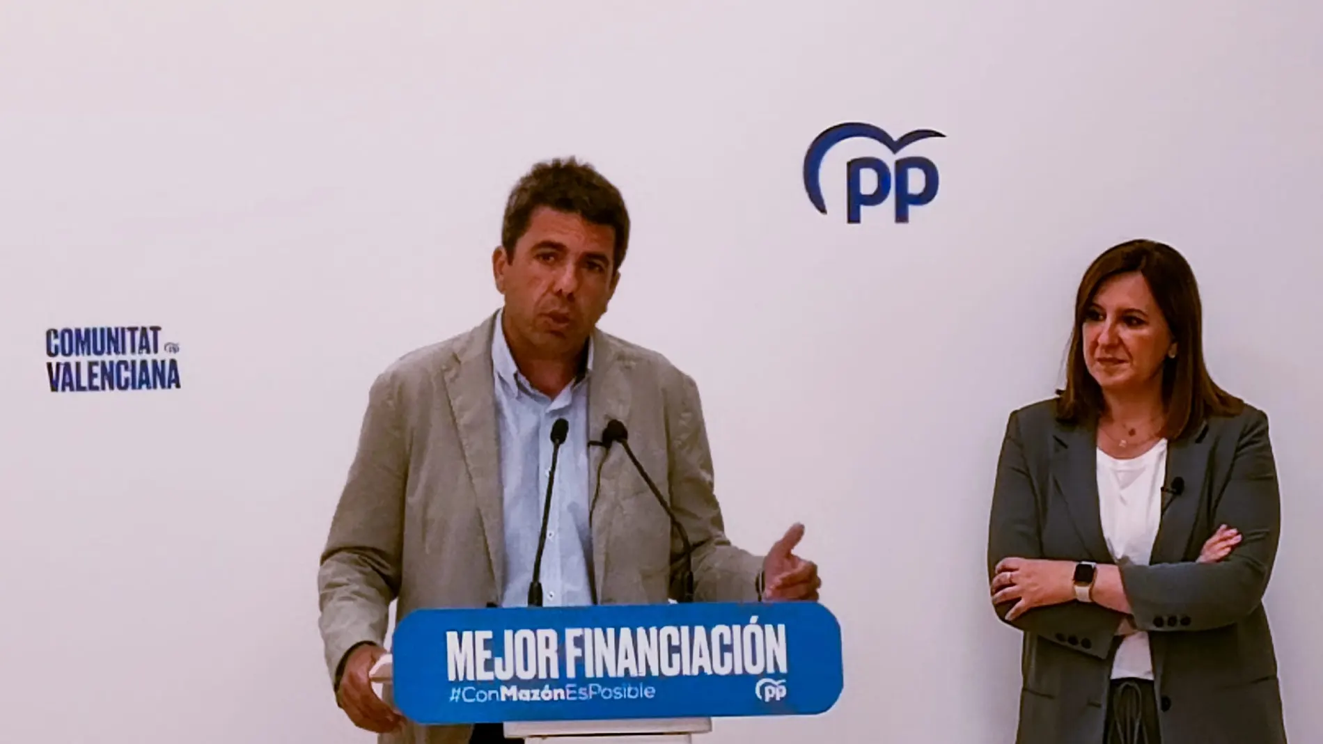 Mazón acusa a Puig de “dividir a los valencianos” al utilizar el lema Fent País en el aniversario del Estatut