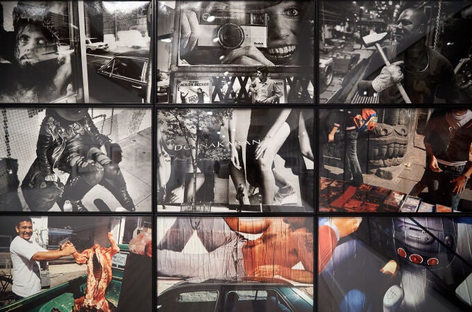 Vista de las fotografías incluidas en la exposición del fotógrafo Paolo Gasparini en la Fundación MAPFRE de Madrid