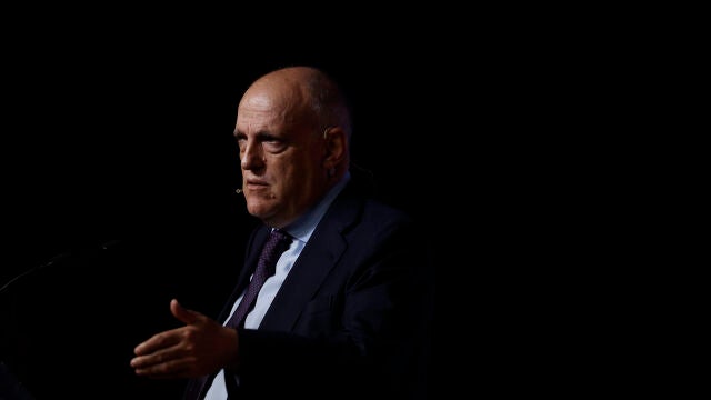El presidente de LaLiga, Javier Tebas