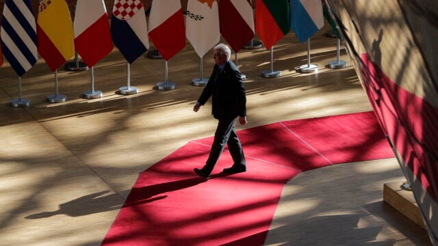 El Alto Representante de la UE, Josep Borrell, en la Cumbre de Bruselas