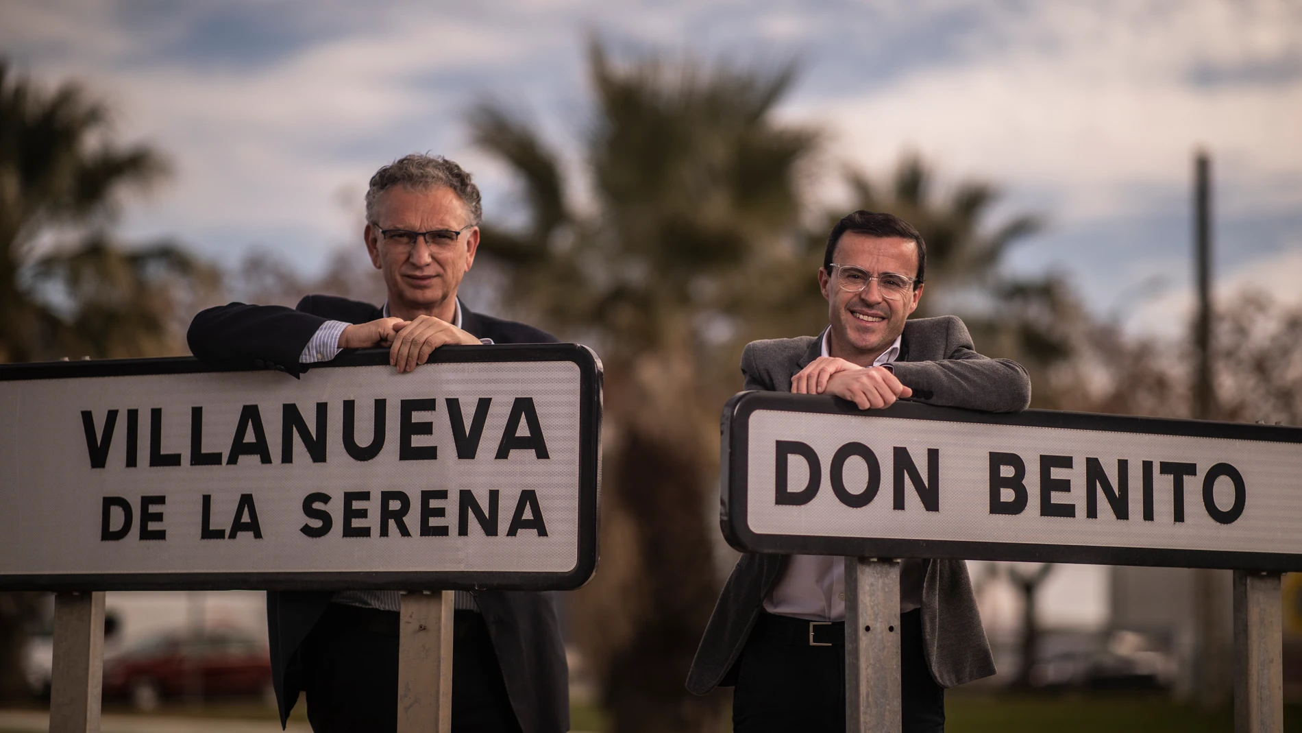Loa alcaldes de Don Benito y Villanueva de la Serena.