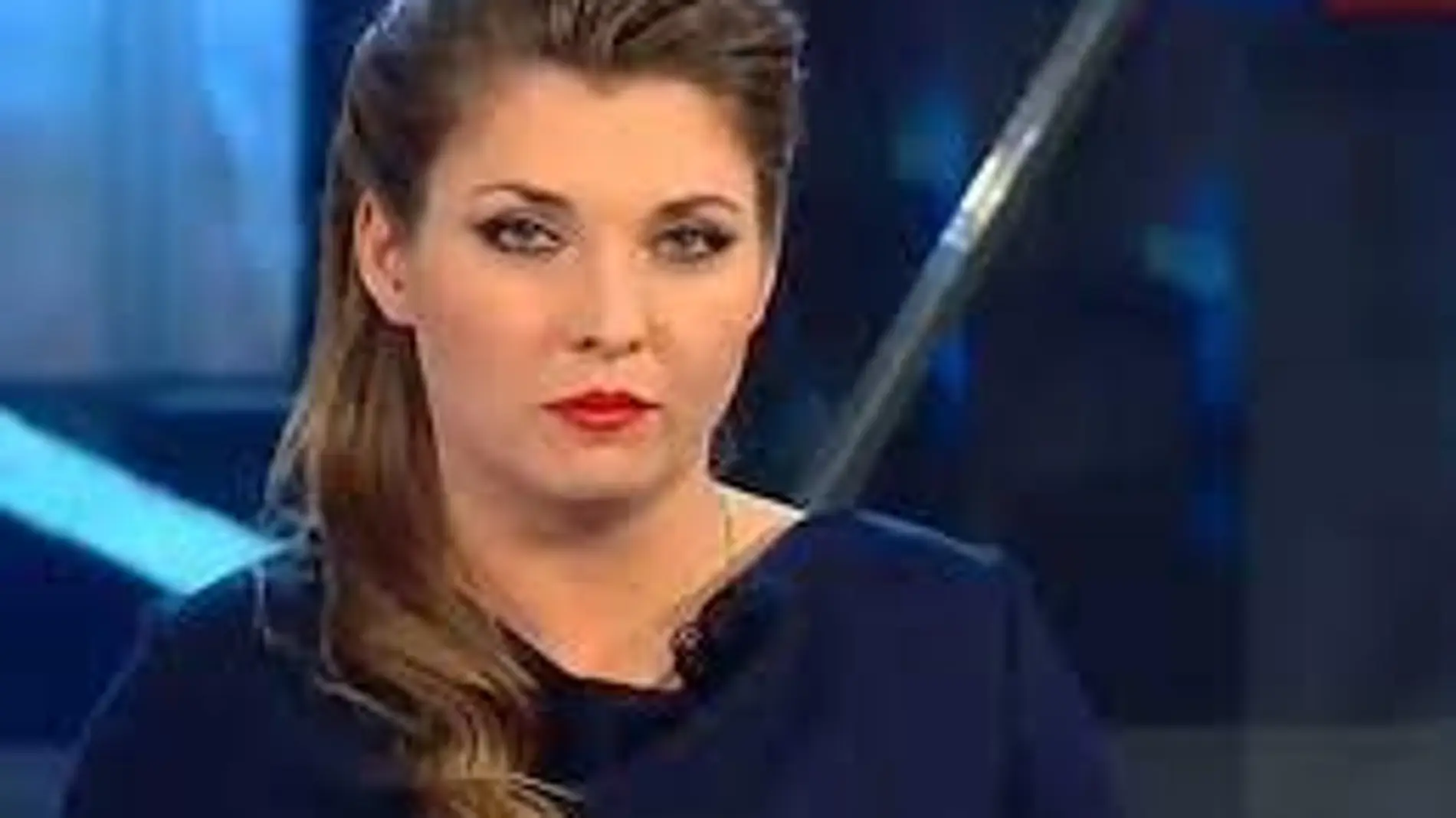 La presentadora de Russian One, Olga Skabeyeva