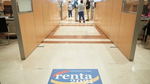 Vista de la sede de la Agencia Tributaria en su sede de Guzmán el Bueno en Madrid