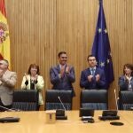 Reunión de Sánchez con los diputados y senadores del PSOE