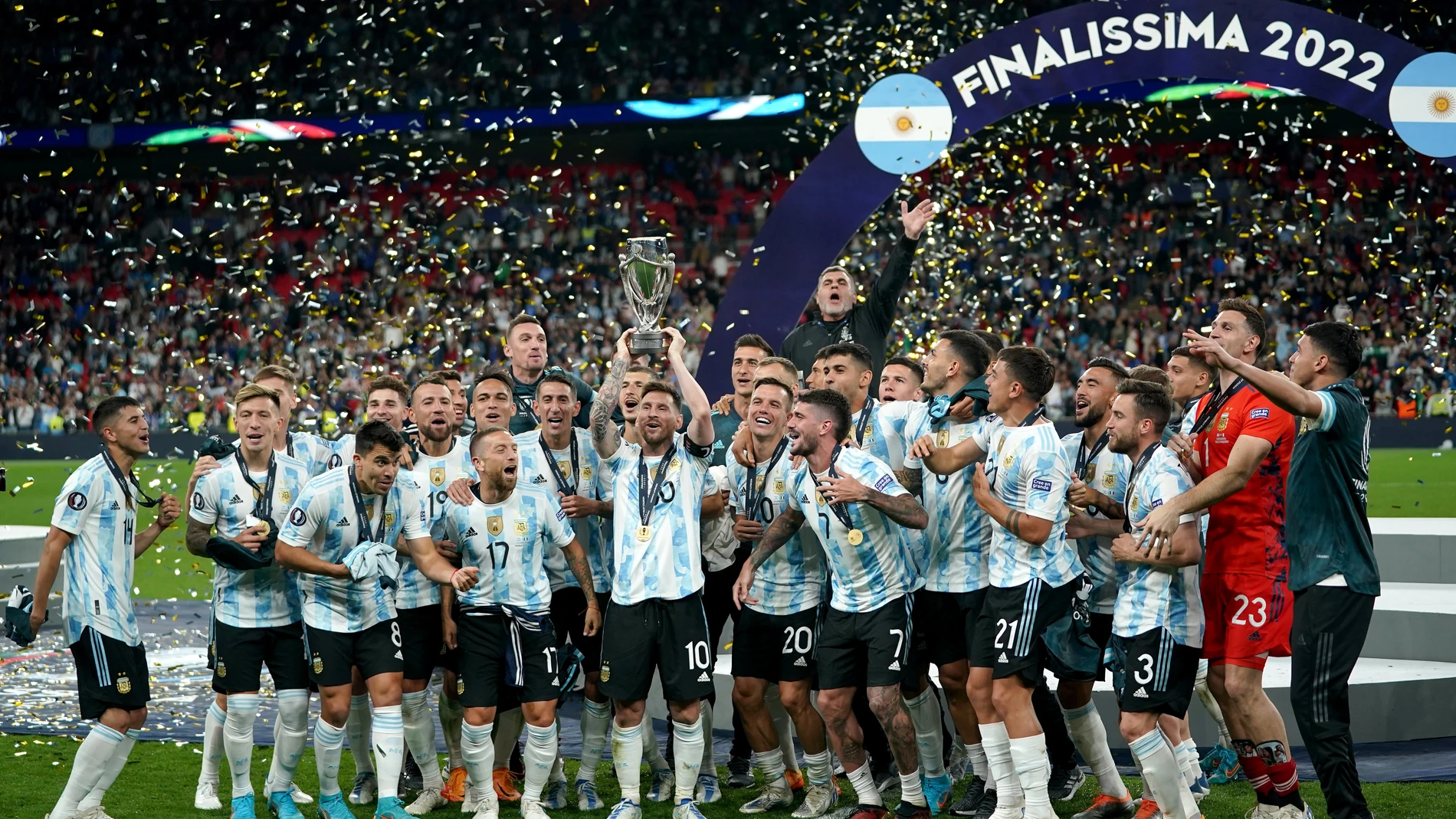 Argentina, ganadora de la primera edición de la Finalísima