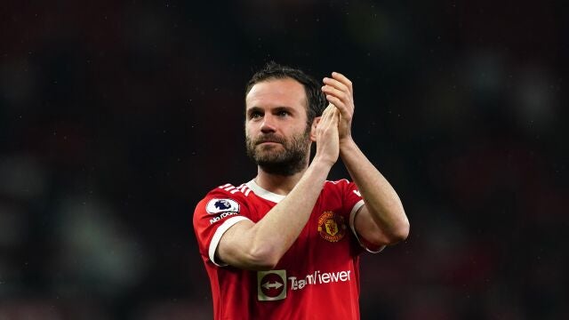 Juan Mata con el Manchester United.