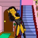 Chanel recreada como personaje de Los Simpson