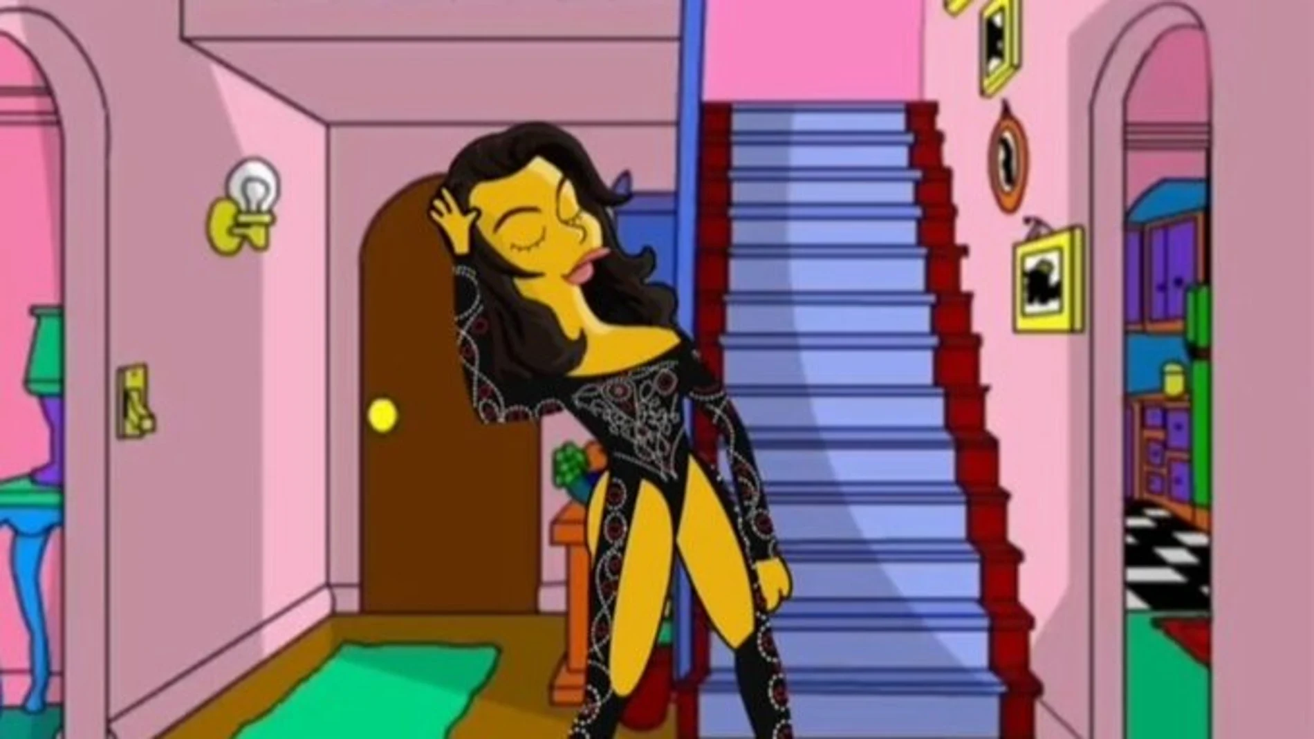 Chanel recreada como personaje de Los Simpson