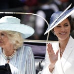 Kate Middleton en el jubileo de la Reina Isabel II.
