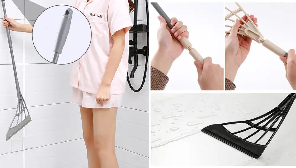 La escoba mágica Smart Broom se puede regular en altura