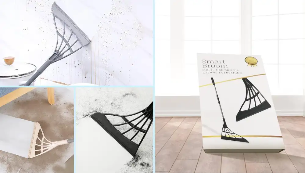 Smart Broom vale para paderes y suelos