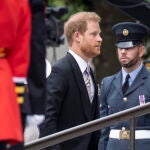 El príncipe Harry en su última visita al Reino Unido
