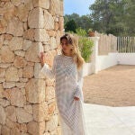Sara Baceiredo con vestido de Mango.