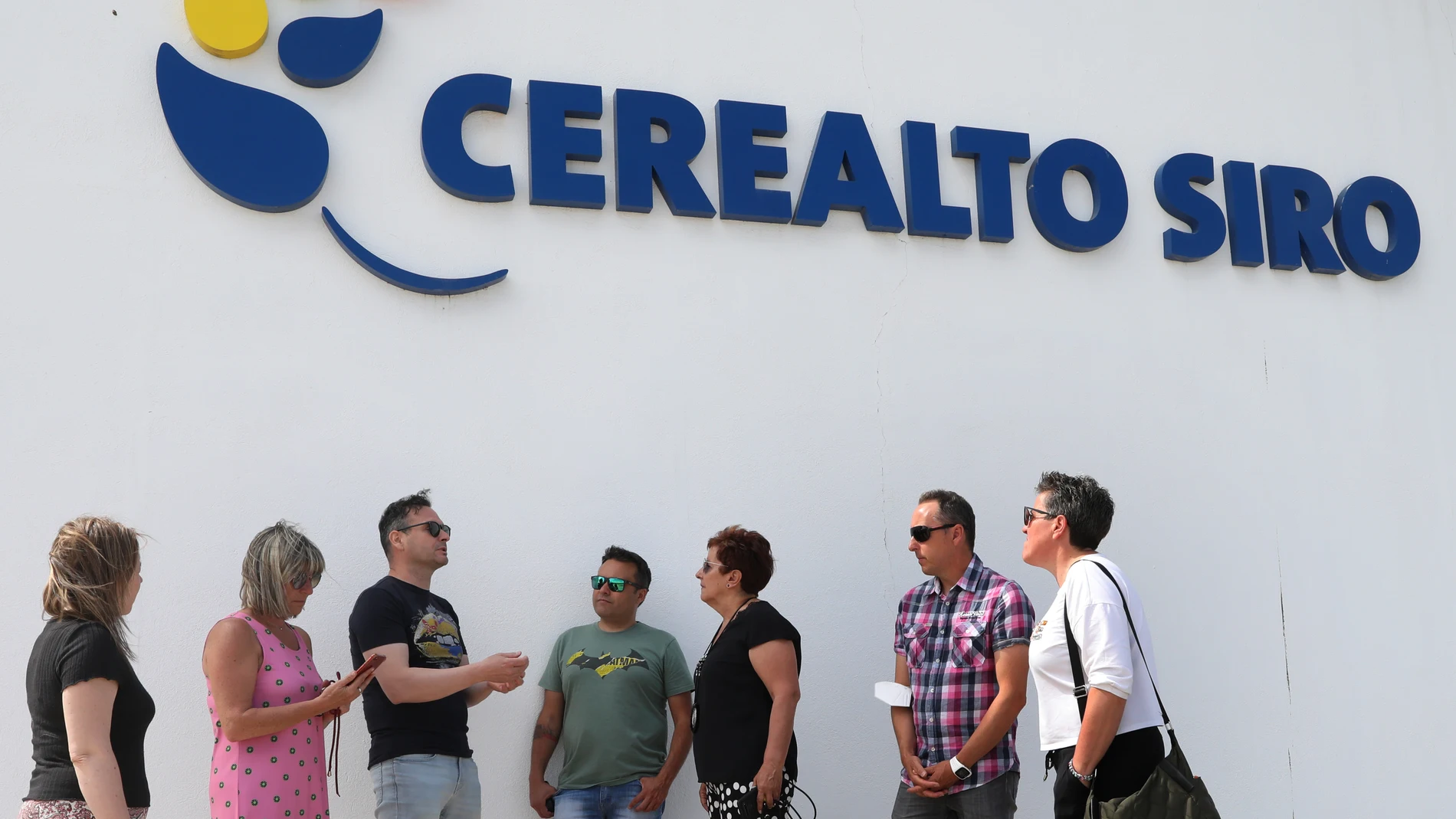 Trabajadores de Cerealto Siro en Venta de Baños (Palencia)