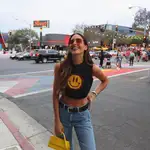 Rocío Osorno de vacaciones en Los Ángeles.