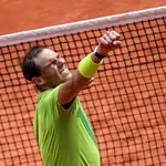 Rafa Nadal celebra su triunfo en el último Roland Garros.