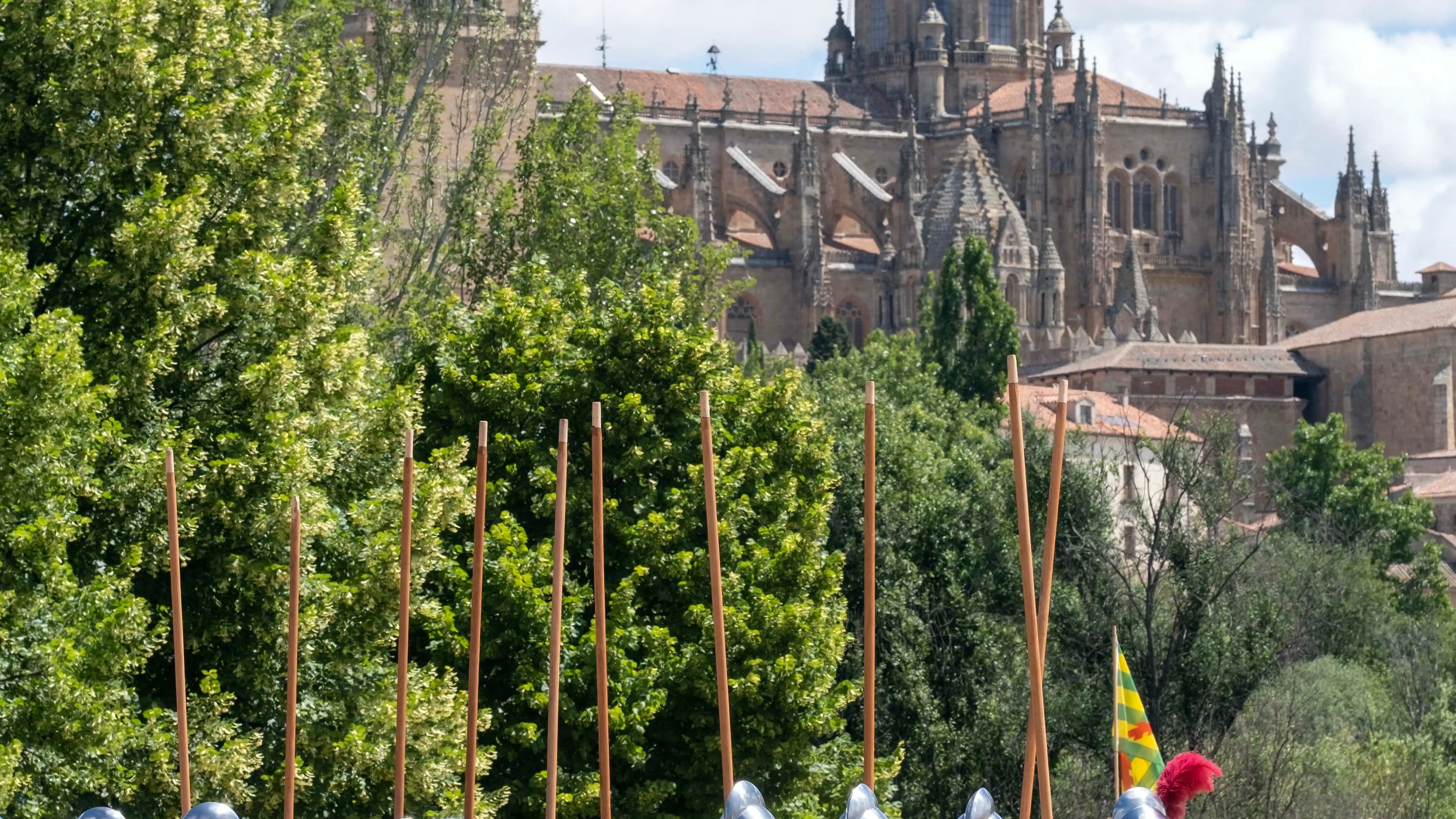 Recreación de la batalla de los Tercios Españoles