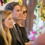 Concha Spínola y su hijo, Miguel Báez, &#39;El Litri&#39;, en el funeral de Miguel Báez padre; el pasado mes de mayo