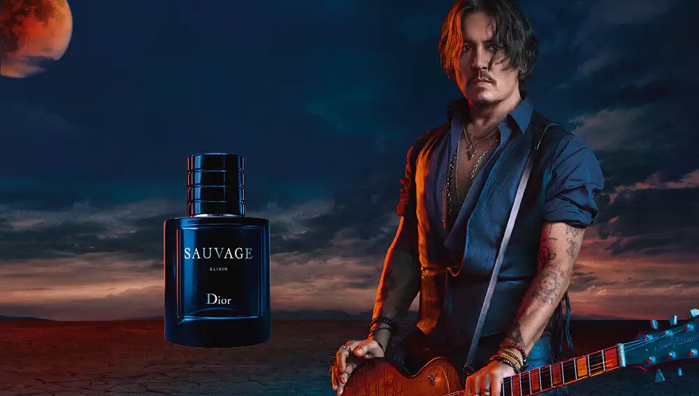 Imagen promocional del perfume Sauvage.
