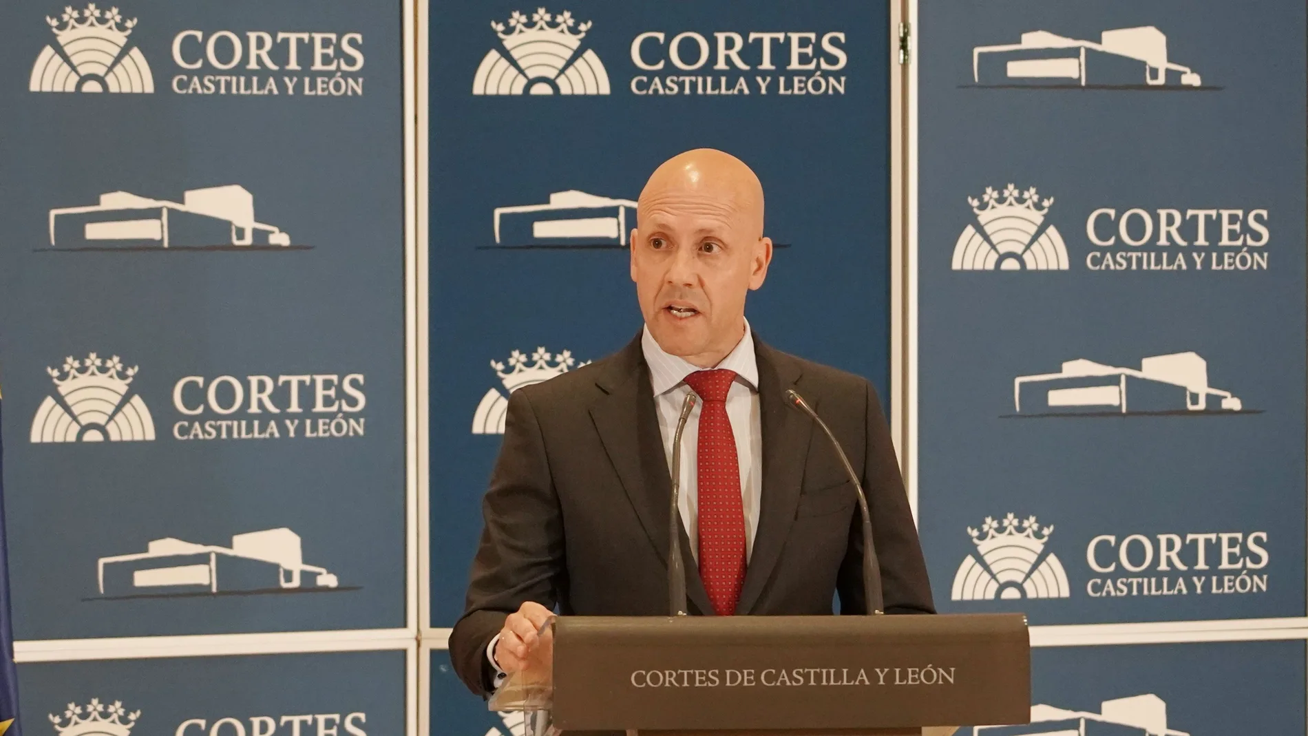 Carlos Menéndez, portavoz de Vox en las Cortes de Castilla y León
