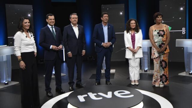 Los seis candidatos a la Presidencia de la Junta de Andalucía