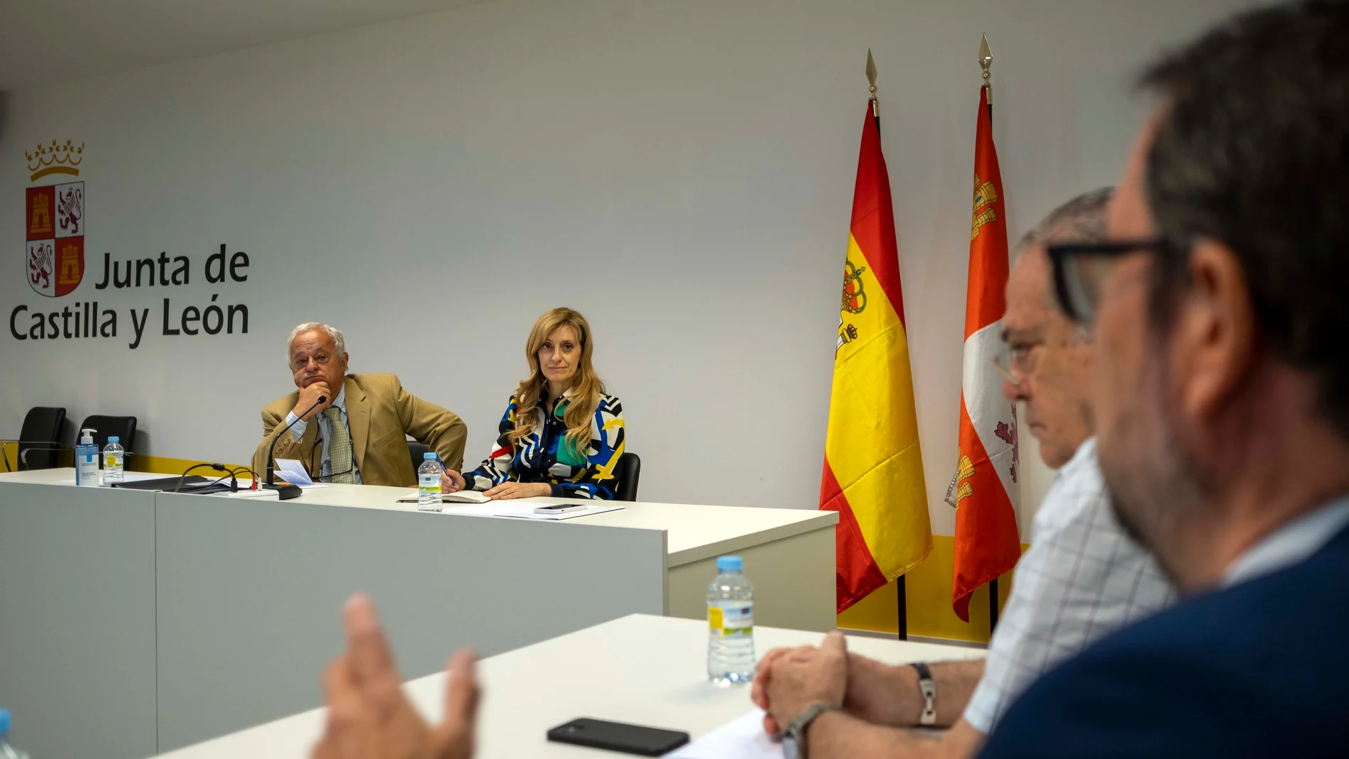 El consejero de Cultura, Turismo y Deporte, Gonzalo Santonja, se reúne con la Asociación de Escuelas de Español de Castilla y León