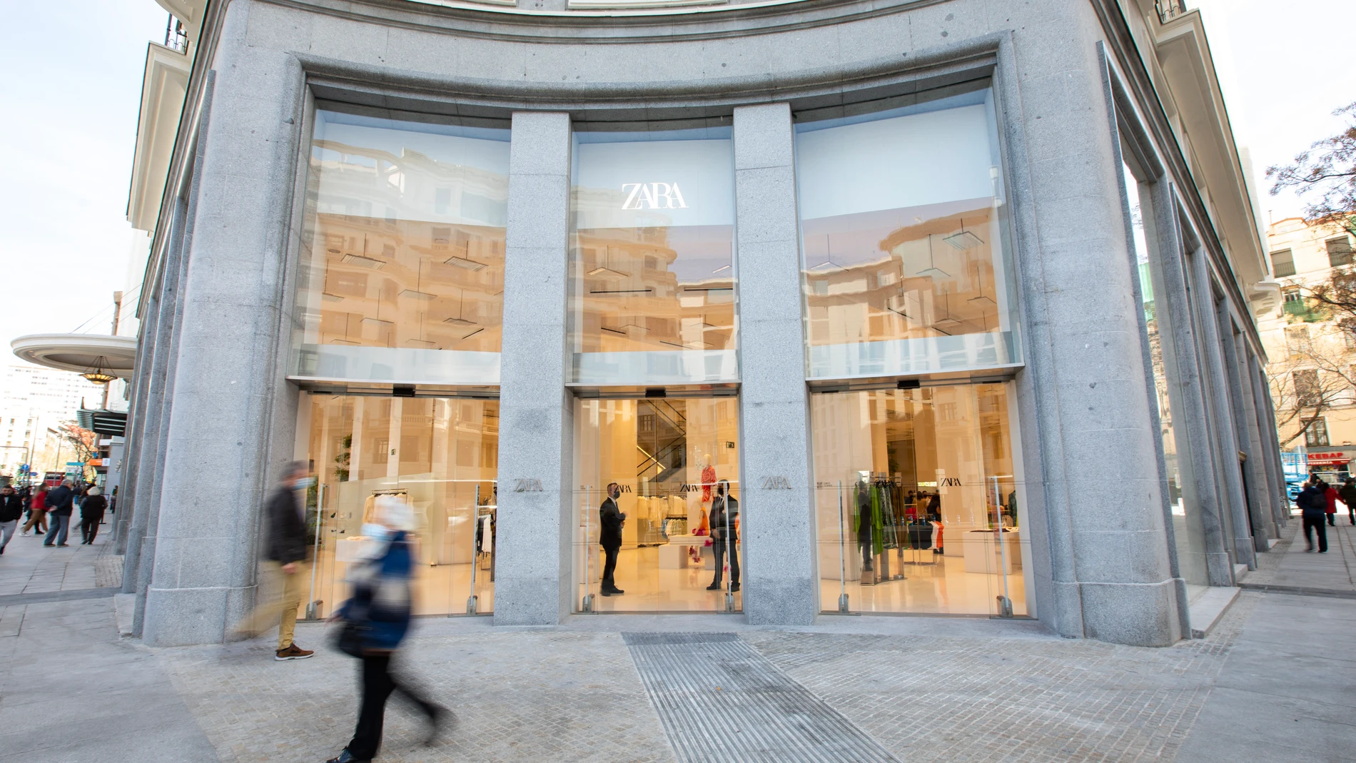 Tienda de Zara en la Plaza de España de Madrid