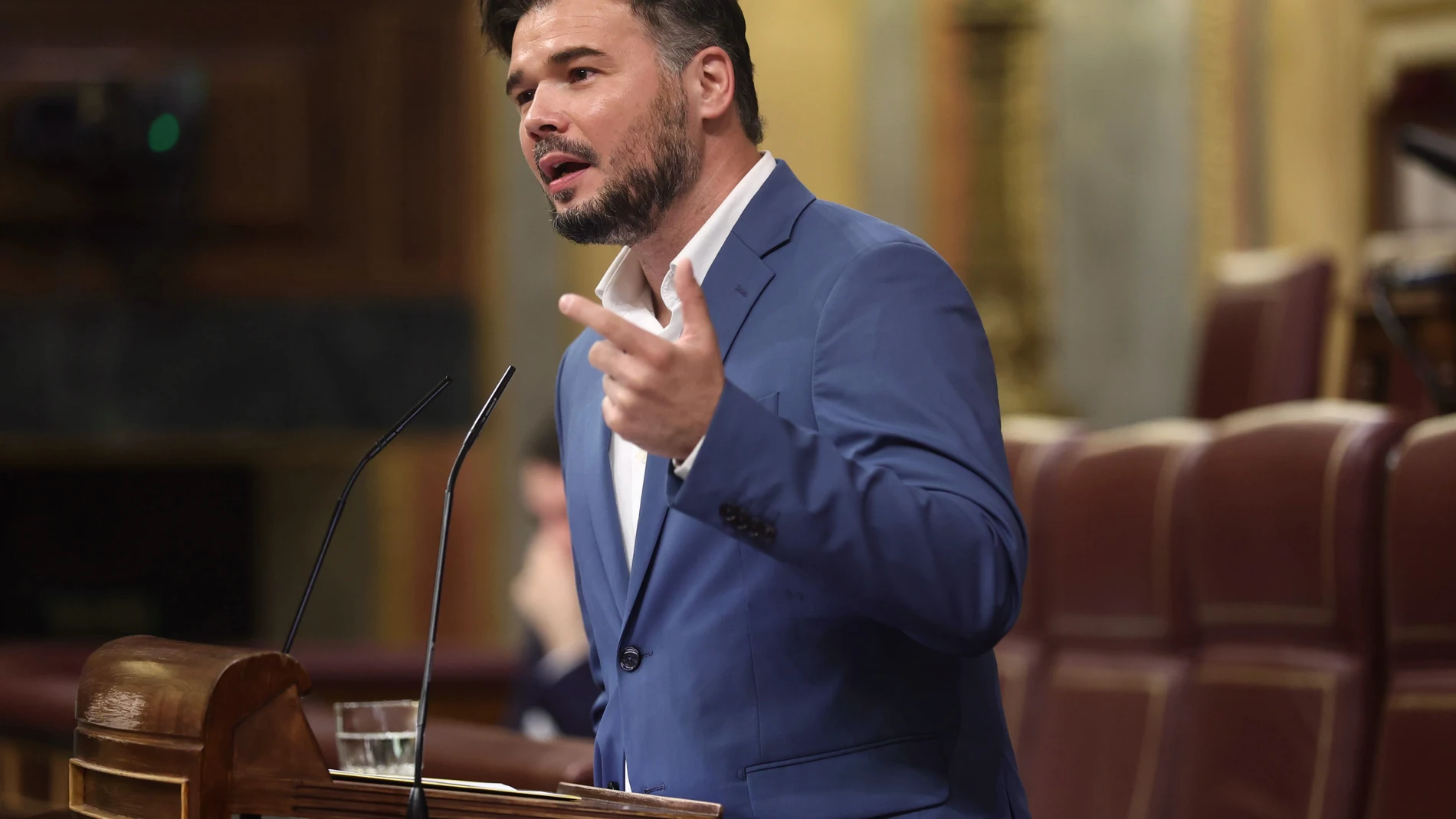 El portavoz de Esquerra Republicana (ERC) en el Congreso, Gabriel Rufián