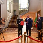 Agentes de la Policía española recuperaron, en colaboración con las autoridades italianas y con el Ministerio español de Cultura, un busto y un lienzo de gran valor histórico del siglo XVII sustraídos en Italia