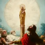 La obra &#39;Francisco de Goya:Aparición de la Virgen del Pilar al Apóstol Santiago y sus discípulos&#39; ALCALÁ SUBASTAS 03/06/2022