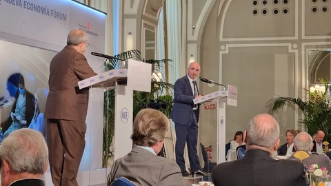 El presidente de Forta durante su intervención