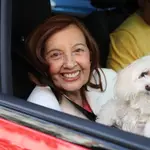 María Teresa Campos y su perrita, Lula