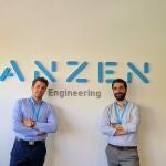 Pablo de Cruz y Víctor Moyano, dos de los fundadores de Anzen Aerospace