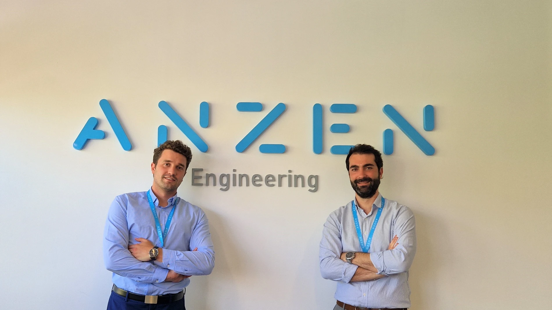 Pablo de Cruz y Víctor Moyano, dos de los fundadores de Anzen Aerospace