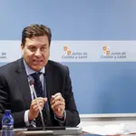 El consejero de Economía y Hacienda y portavoz, Carlos Fernández Carriedo, presenta la Contabilidad Regional de Castilla y León correspondiente al primer trimestre de 2022