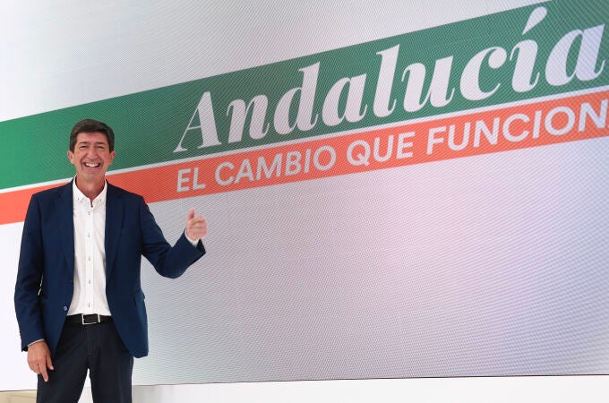 El candidato de Ciudadanos (Cs) a la Presidencia de la Junta de Andalucía y vicepresidente del gobierno andaluz, Juan Marín. EFE/ Víctor Lerena
