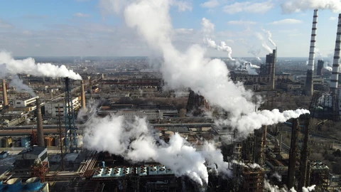 La planta de Azot en Severodonetsk, en la región de Lugansk, Ucrania