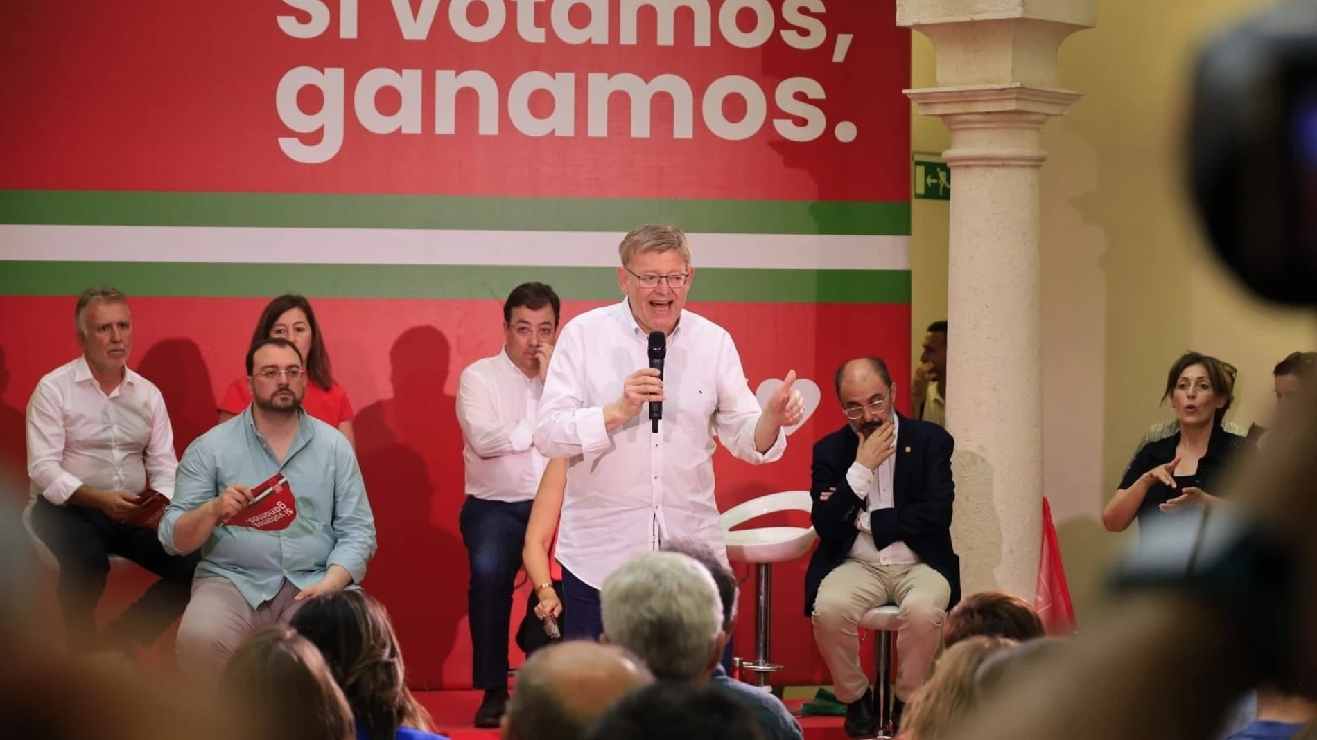 El presidente de la Generalitat, Ximo Puig, en el foro "Gobernanza socialista en las comunidades autónomas", celebrado en Córdoba